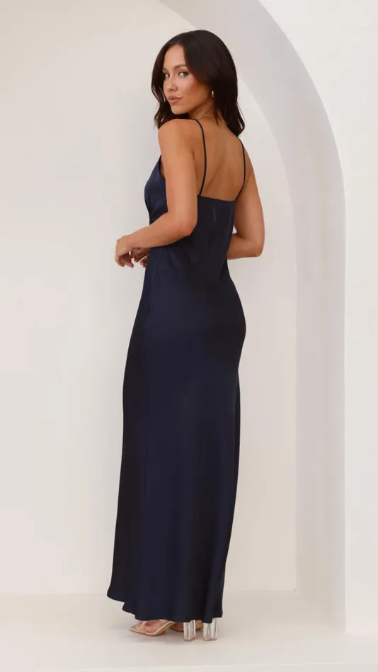 Billy J Dresses Women Ziah Maxi Dress 8211 Navy
