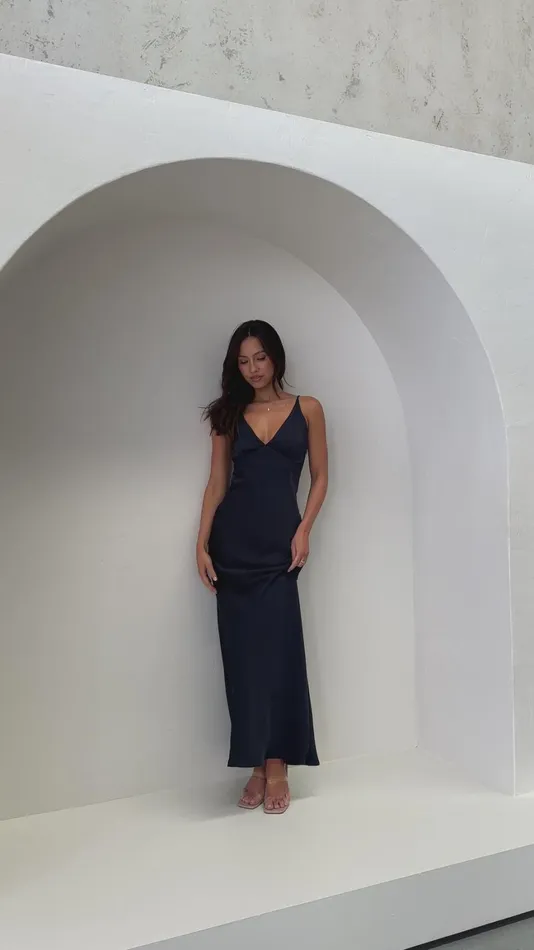 Billy J Dresses Women Ziah Maxi Dress 8211 Navy