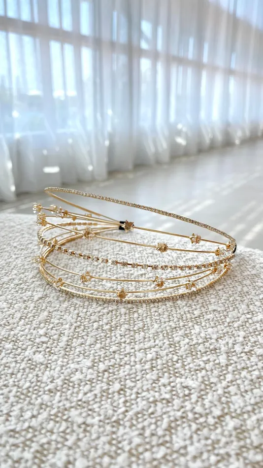 Billy J Fascinators Women Astra Headband 8211 Gold