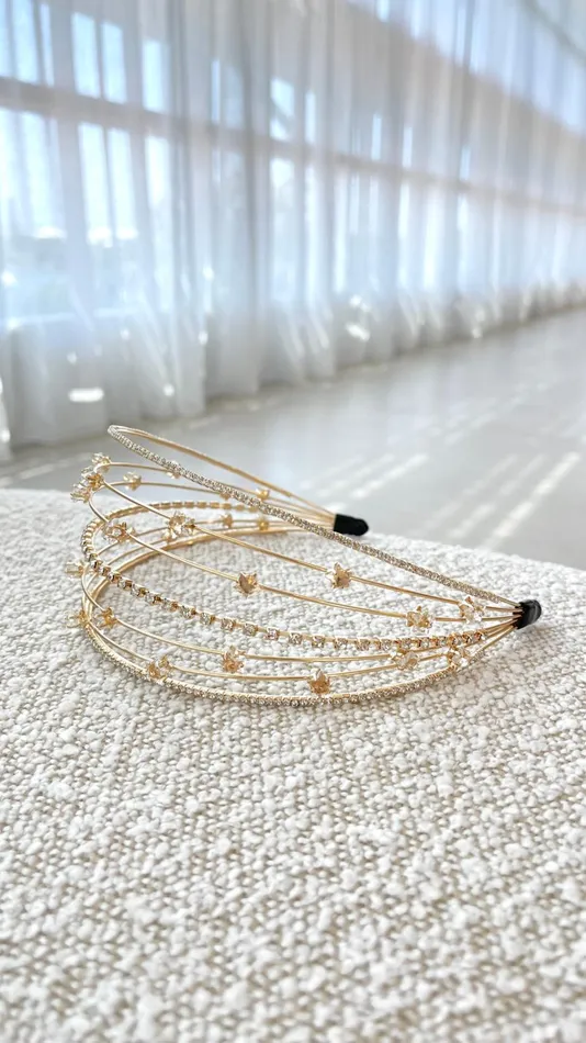 Billy J Fascinators Women Astra Headband 8211 Gold
