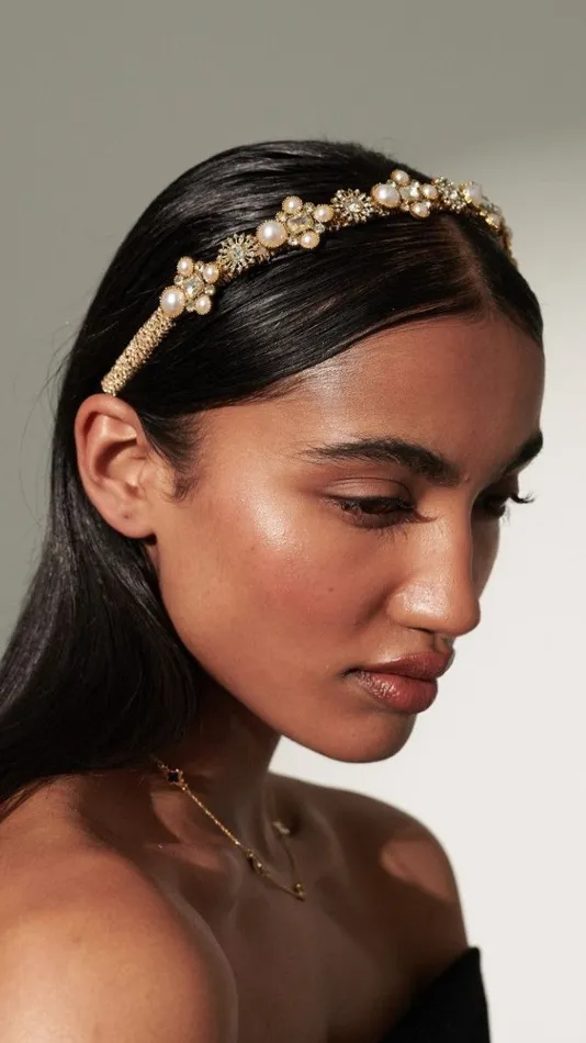 Billy J Fascinators Women Danson Headband 8211 Gold