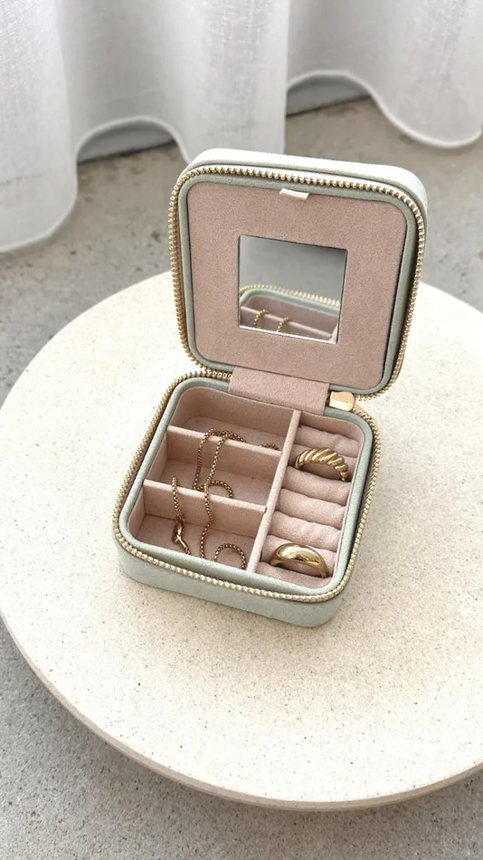 Billy J Gift Collection Women July Jewellery Box 8211 Sage