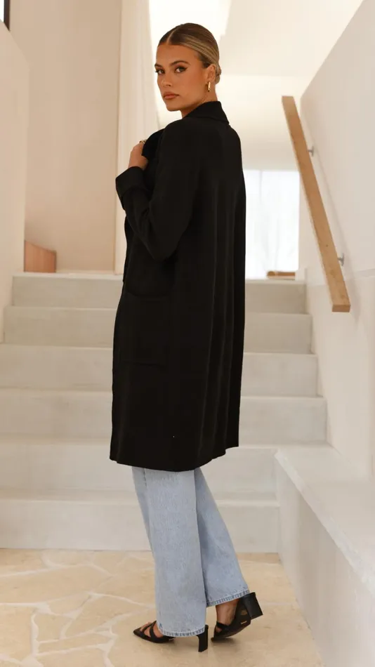Billy J Knitwear Women Barcelona Coatigan 8211 Black