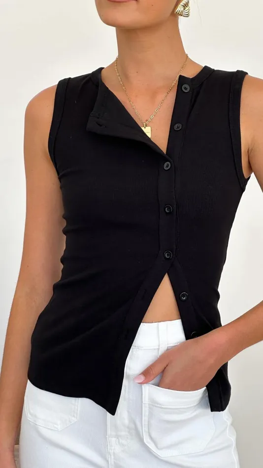 Billy J Knitwear Women Edie Top 8211 Black