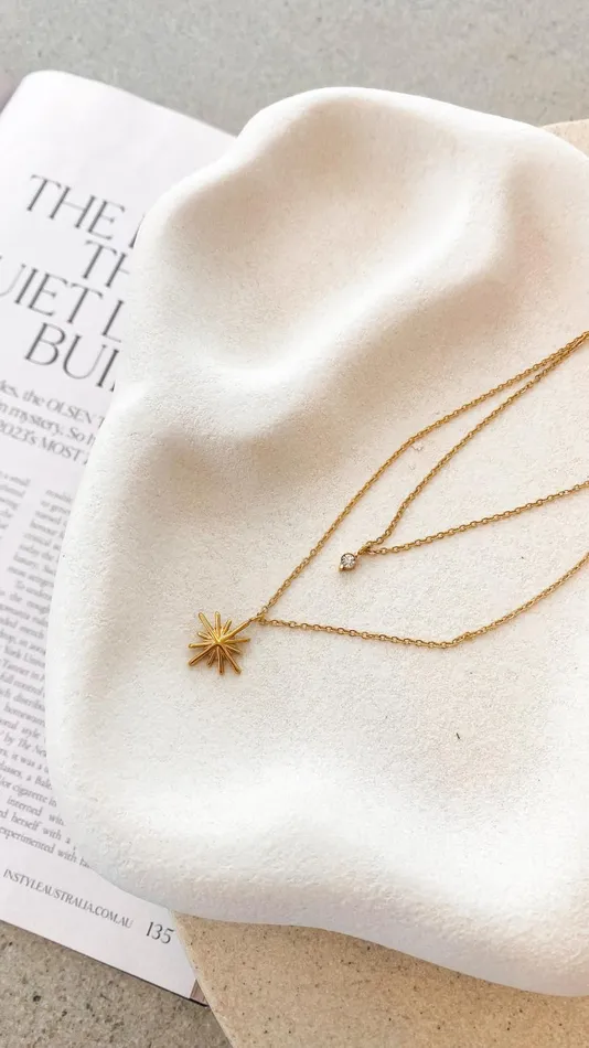 Billy J Necklaces Women Ava Necklace 8211 Gold