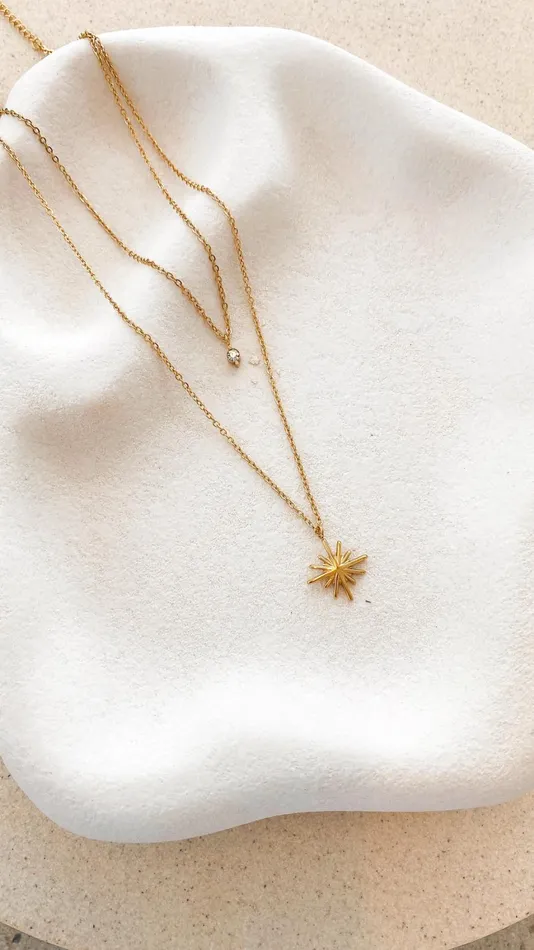Billy J Necklaces Women Ava Necklace 8211 Gold