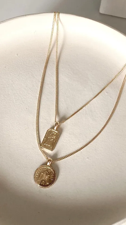 Billy J Necklaces Women Jorda Necklace 8211 Gold
