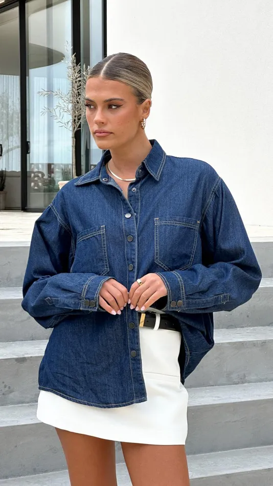 Billy J Outerwear Women Sylas Jacket 8211 Indigo