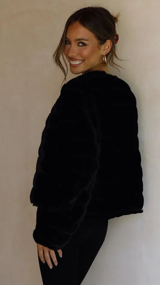 Billy J Outerwear Women Tully Crop Jacket 8211 Black
