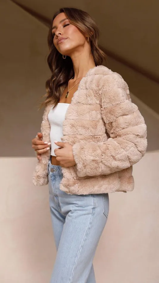 Billy J Outerwear Women Tully Crop Jacket 8211 Camel