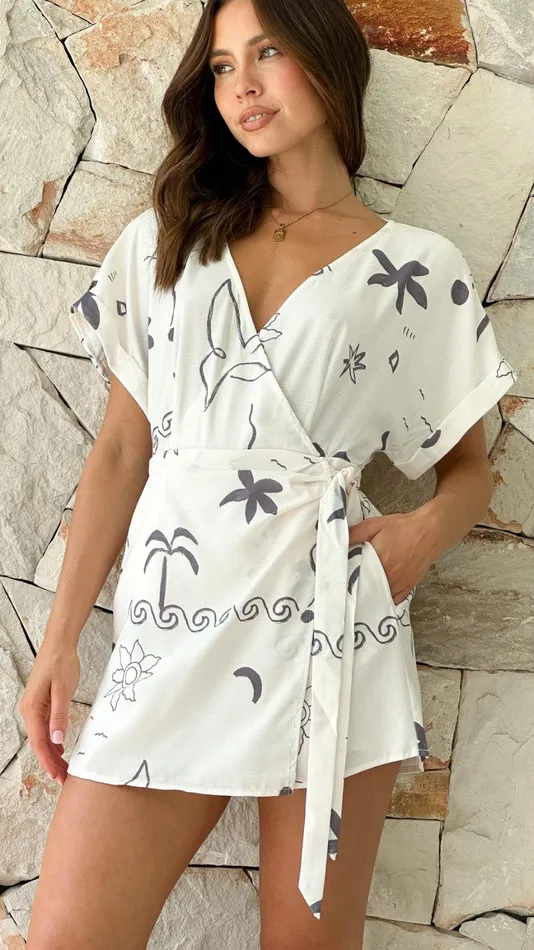 Billy J Rompers Women Rae Playsuit 8211 Seabreeze