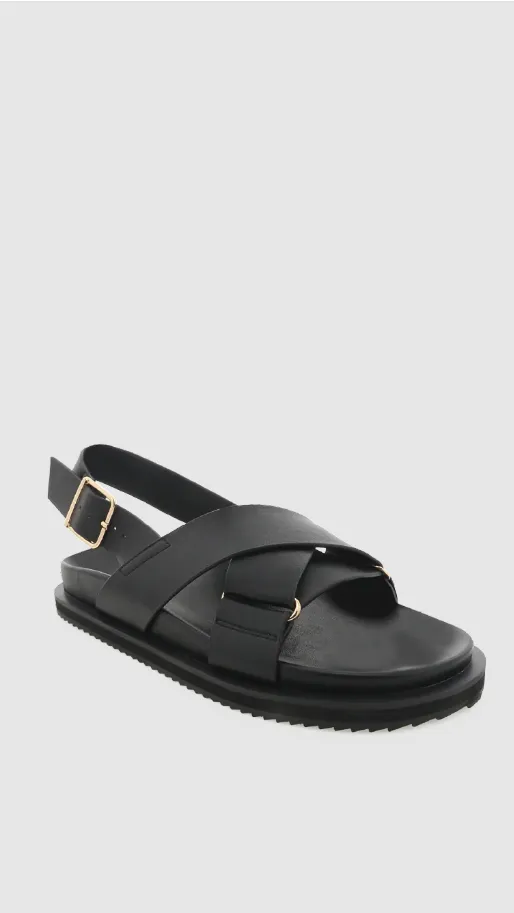 Billy J Sandals and Slides Women Trudy Sandal 8211 Black