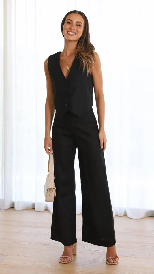 Billy J Sets Women Karah Pants 8211 Black
