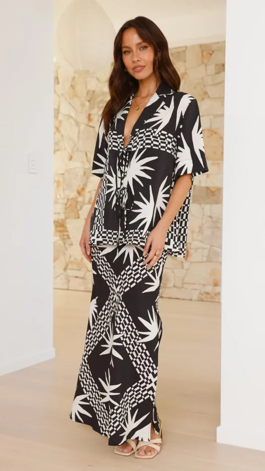 Billy J Sets Women Veronica Shirt 8211 Kahlo Print