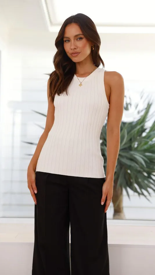 Billy J Sweaters Women Idina Top 8211 Cream