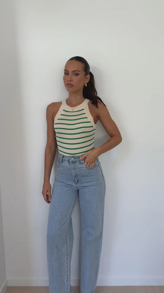 Billy J Sweaters Women Zuri Top 8211 GreenCream