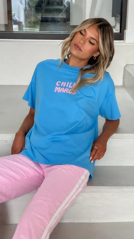 Billy J Tops Women Chilli Margs Top and Pants Set 8211 BluePink