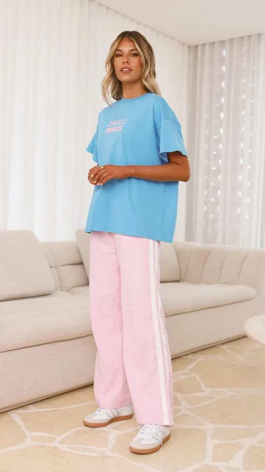 Billy J Tops Women Chilli Margs Top and Pants Set 8211 BluePink