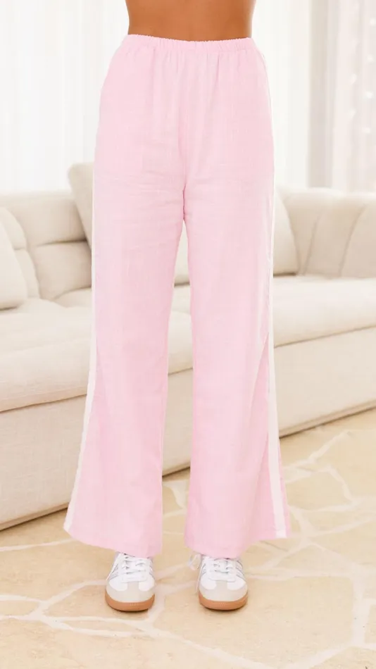Billy J Tops Women Chilli Margs Top and Pants Set 8211 BluePink