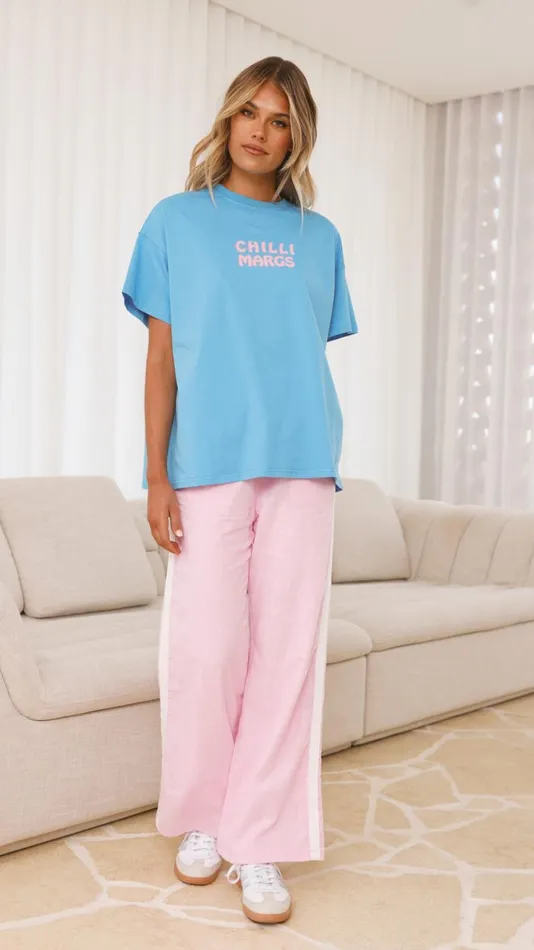 Billy J Tops Women Chilli Margs Top and Pants Set 8211 BluePink