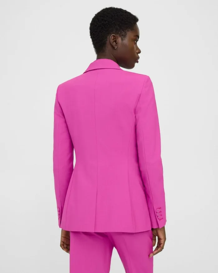 Blazers Jackets Women Theory Staple Blazer In Good Wool Carnation Blazers Jackets Women Theory Staple Blazer In Good Wool Carnation