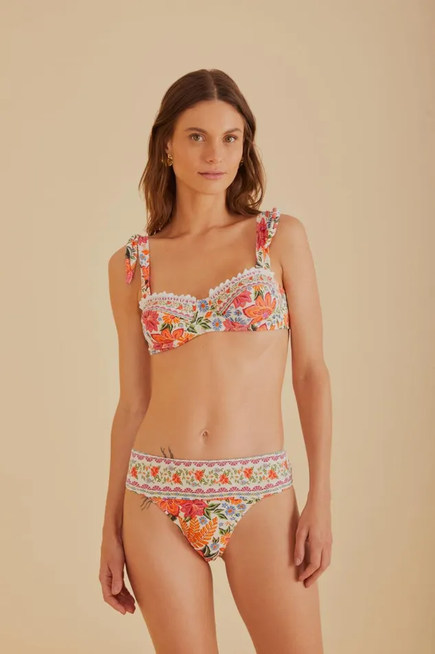 Bloom Garden Underwire Bikini Top Women FARM Rio Bikinis