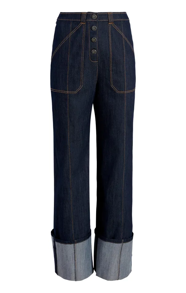 Bottoms Cuffed Benji Pant Indigo Cinq Sept Women
