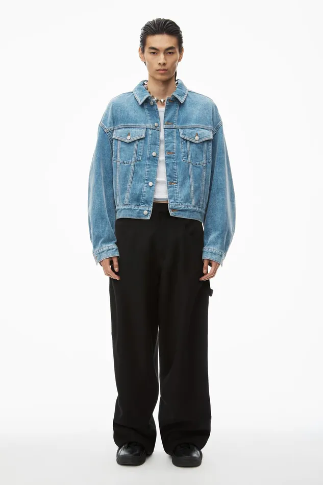 Bottoms Men Alexander Wang Engineered Carpenter Pants In Wool