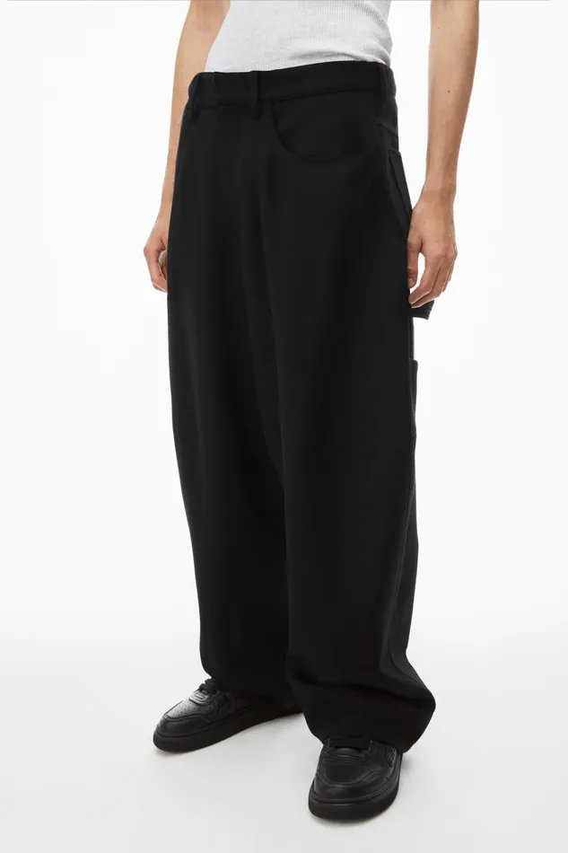Bottoms Men Alexander Wang Engineered Carpenter Pants In Wool