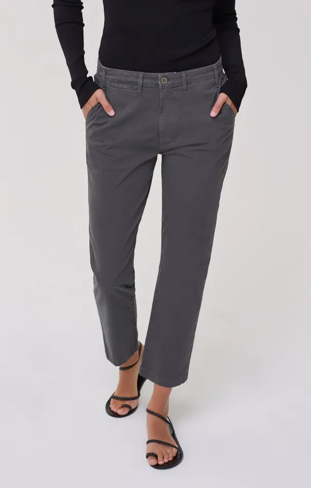 Boyfriend and Relaxed Fit Women Citizens Of Humanity Brooke Chino In Dark Moss Dark Moss