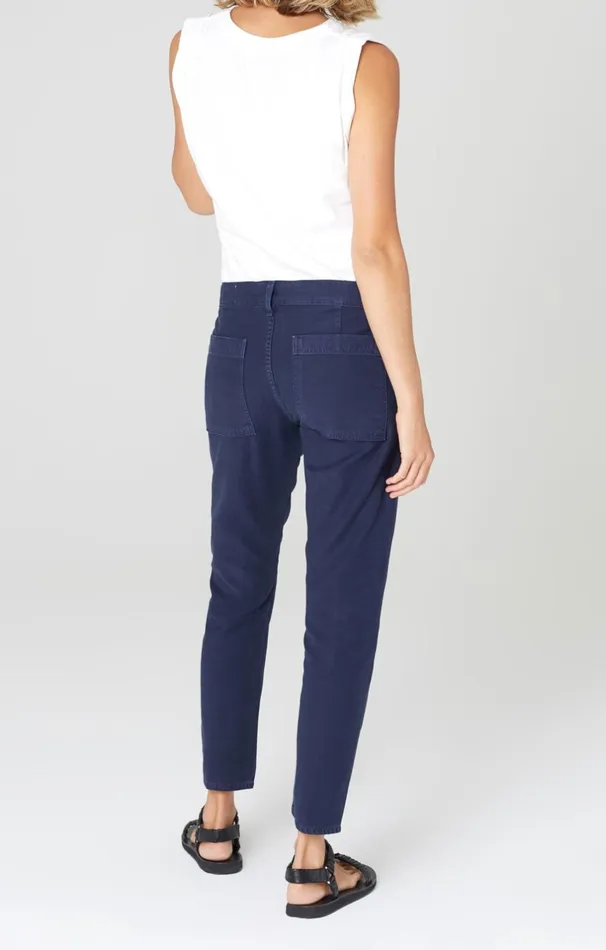 Boyfriend and Relaxed Fit Women Citizens Of Humanity Leah Cargo In Washed Navy Washed Navy