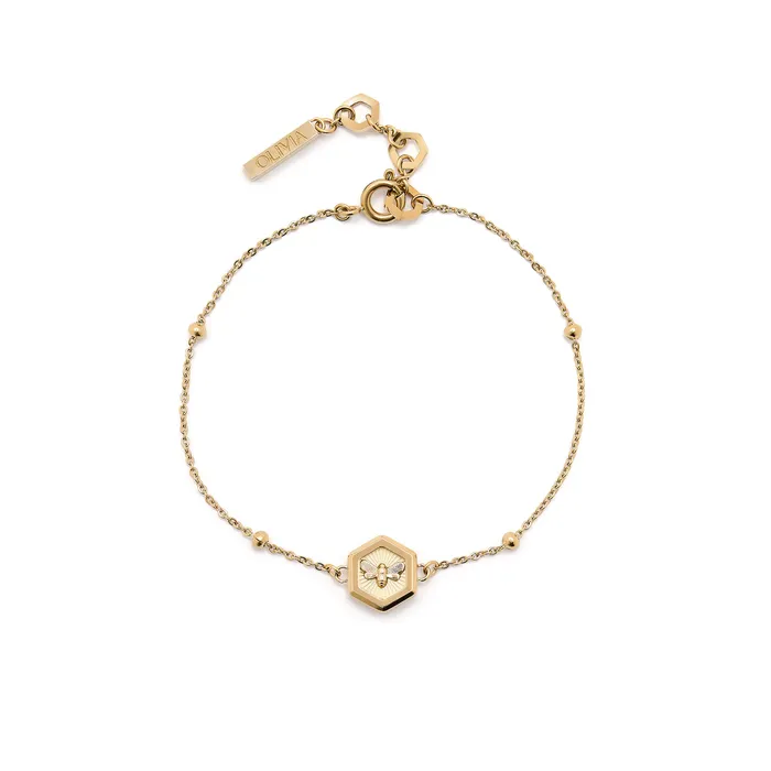 Bracelets Minima Bee Gold Bracelet Olivia Burton Women