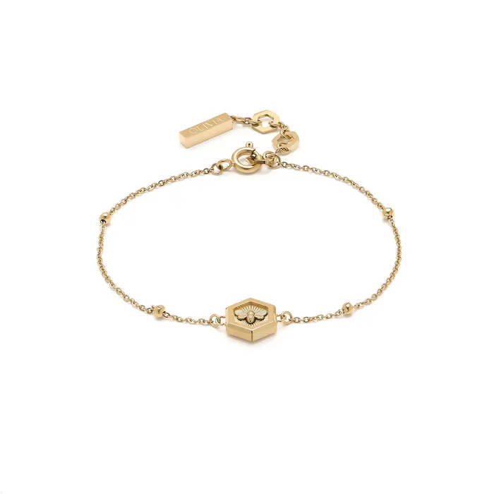 Bracelets Minima Bee Gold Bracelet Olivia Burton Women