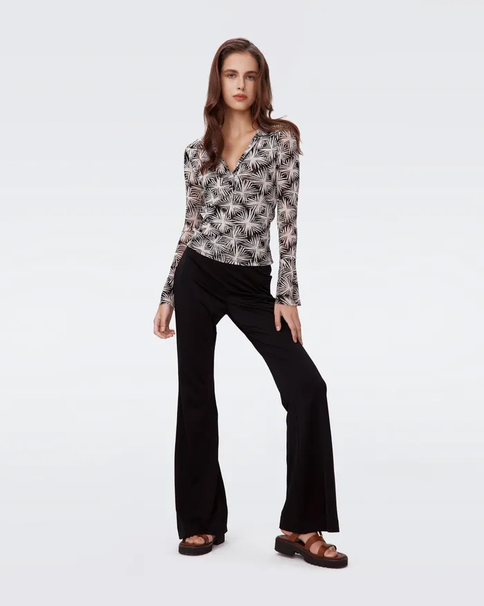 Brooklyn Pants Black Women DVF Pants and Shorts