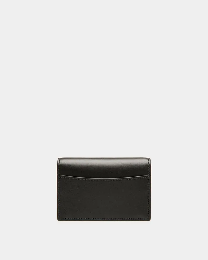 Busy Bally Business Card Case In Leather Men Bally Wallets and Card Holders