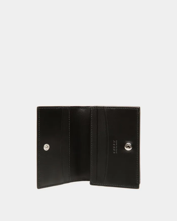 Busy Bally Business Card Case In Leather Men Bally Wallets and Card Holders