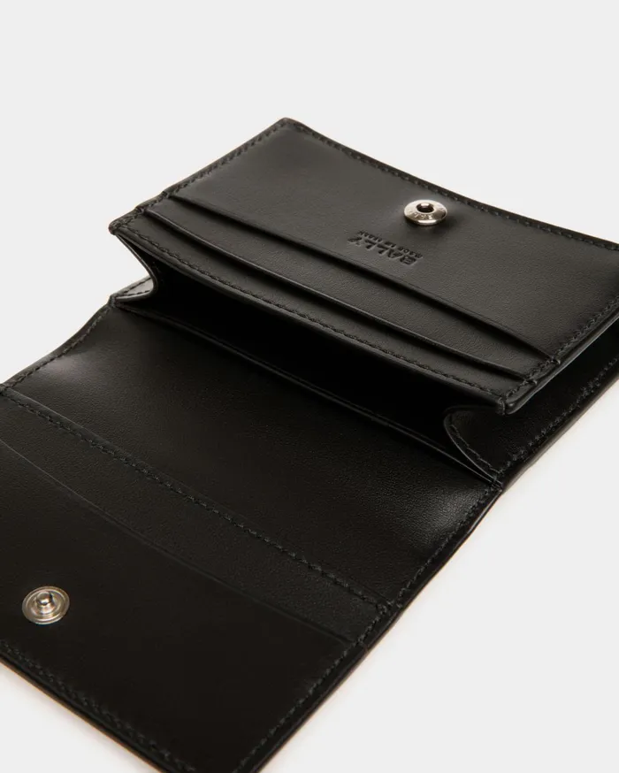 Busy Bally Business Card Case In Leather Men Bally Wallets and Card Holders