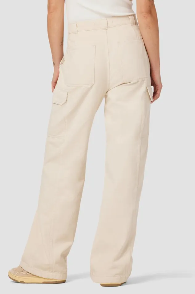 Cargo Women Hudson Jeans HighRise Wide Leg Cargo Great Egret Cargo Women Hudson Jeans HighRise Wide Leg Cargo Great Egret