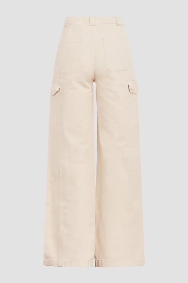 Cargo Women Hudson Jeans HighRise Wide Leg Cargo Great Egret Cargo Women Hudson Jeans HighRise Wide Leg Cargo Great Egret