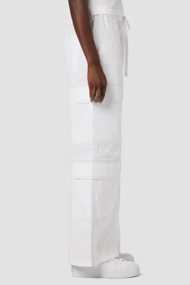 Cargo Women Hudson Jeans Parachute Wide Leg Cargo White Cargo Women Hudson Jeans Parachute Wide Leg Cargo White