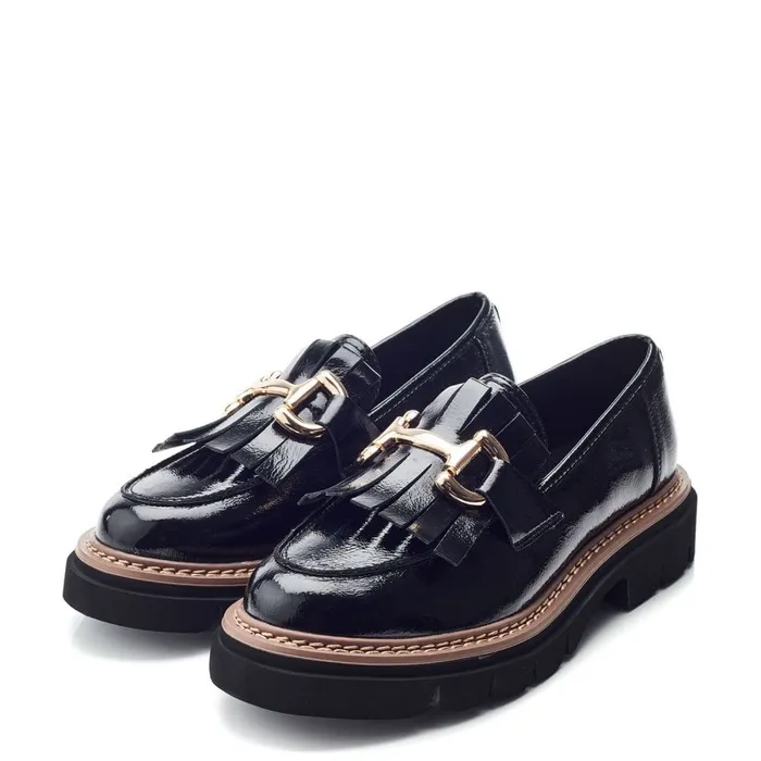 Casual Shoes Women Moda In Pelle Daniya Black Patent