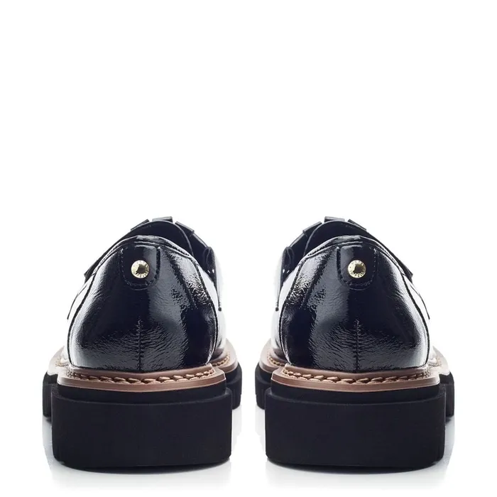 Casual Shoes Women Moda In Pelle Daniya Black Patent