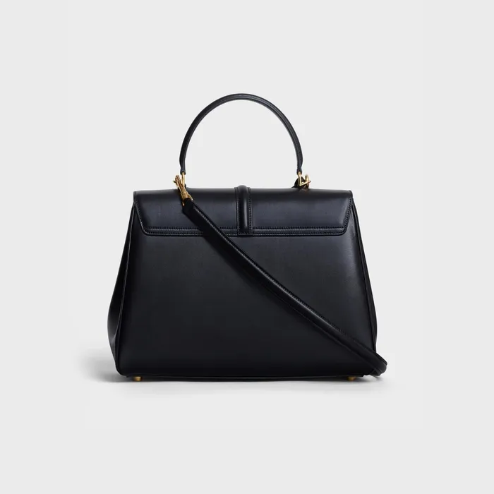 Celine 16 Classique 16 Bag In Satinated Calfskin 8211 Black 8211 Women