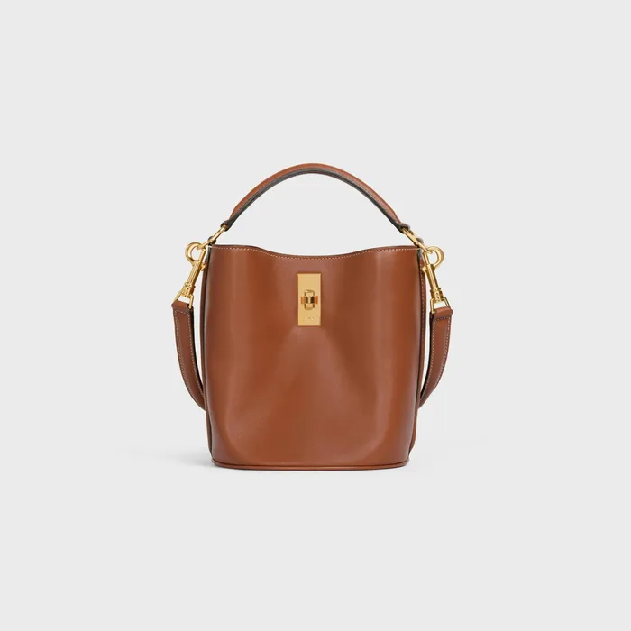 Celine 16 TEEN BUCKET 16 In Smooth Calfskin 8211 Tan 8211 Women