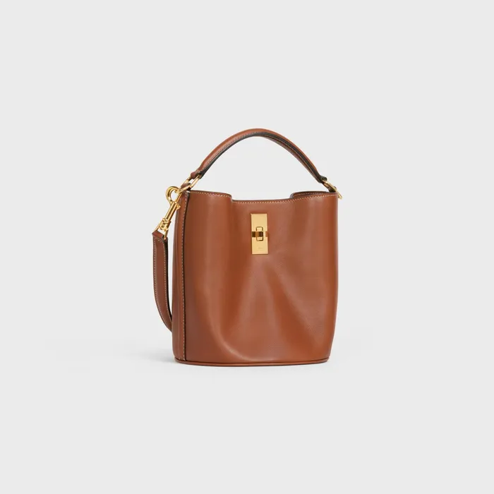 Celine 16 TEEN BUCKET 16 In Smooth Calfskin 8211 Tan 8211 Women Celine 16 TEEN BUCKET 16 In Smooth Calfskin 8211 Tan 8211 Women