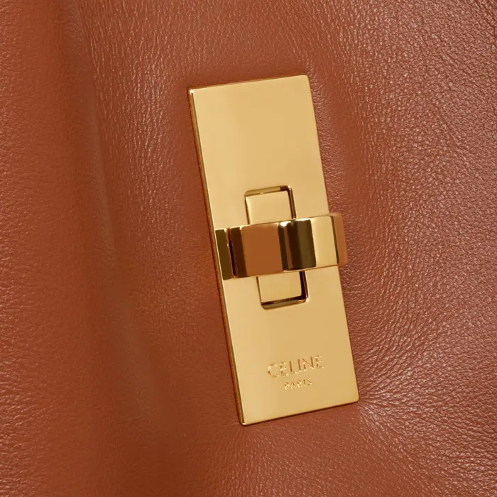Celine 16 TEEN BUCKET 16 In Smooth Calfskin 8211 Tan 8211 Women Celine 16 TEEN BUCKET 16 In Smooth Calfskin 8211 Tan 8211 Women