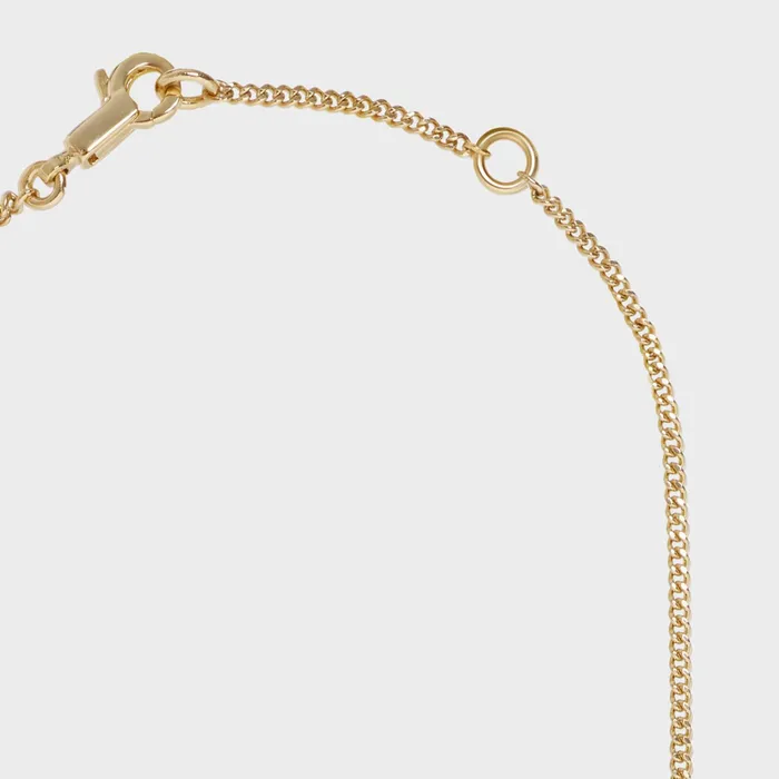 Celine Alphabet Alphabet I Necklace In Brass With Gold Finish 8211 Gold 8211 Women