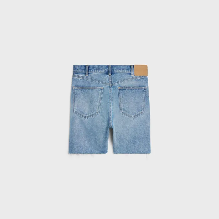 Celine Denim Wesley Shorts In Zuma Wash Denim 8211 ZUMA WASH 8211 Men