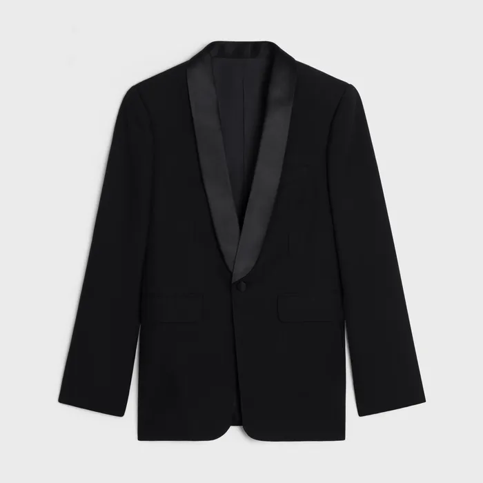 Celine Jackets Classic Tux Jacket In Mohair And Silk 8211 Black 8211 Women