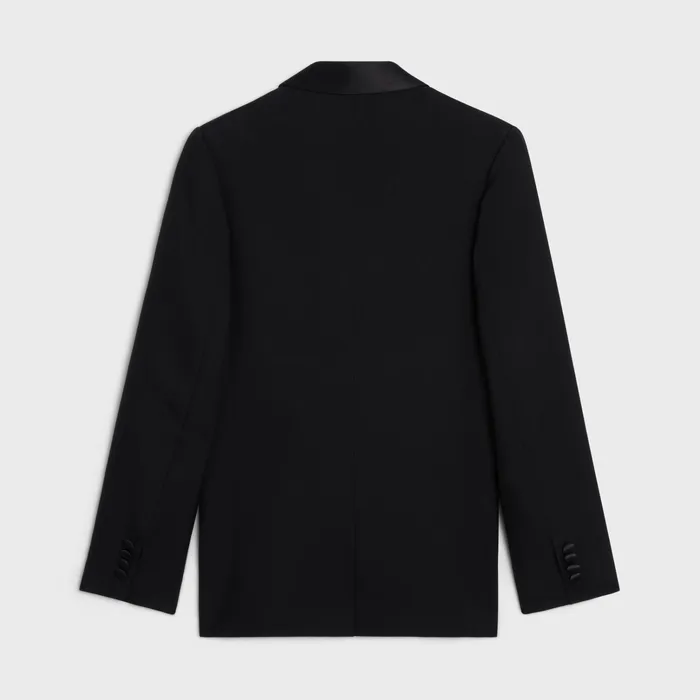 Celine Jackets Classic Tux Jacket In Mohair And Silk 8211 Black 8211 Women